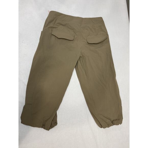 Mountain Hardware Capri Pant Brown Hiking Cropped Women Quick Dry Size 8 - Picture 12 of 15